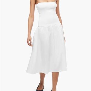 WeWoreWhat Ribbed Cotton Midi Dress XS